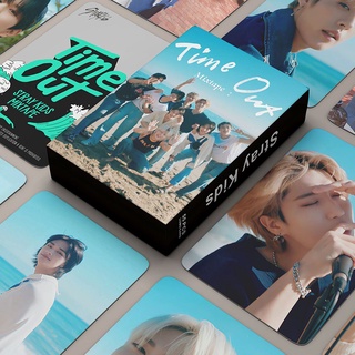 โปสการ์ด LOMO อัลบั้มภาพ Stray kids 2022 Time Out Felix (พร้อมส่ง) 55 ชิ้น/กล่อง