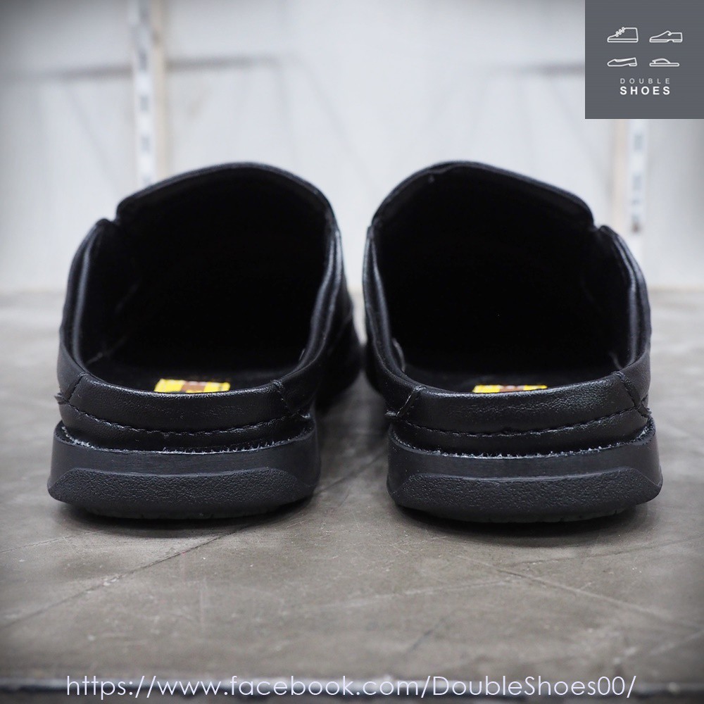 ภาพสินค้ารองเท้าหนังเปิดส้น เย็บพื้น สีดำ ยี่ห้อ Agfasa รุ่น A303 ไซส์ 39-45 จากร้าน doubleshoes บน Shopee ภาพที่ 7
