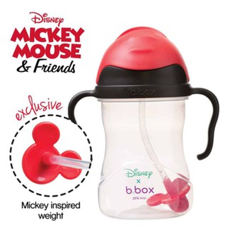 Bbox (ลายMickey Mouse) แก้วหัดดื่ม คว่ำไม่ตก ตกไม่แตก นอนดื่มได้ เเก้วหัดดื่ม (สำหรับน้อง 6 เดือน