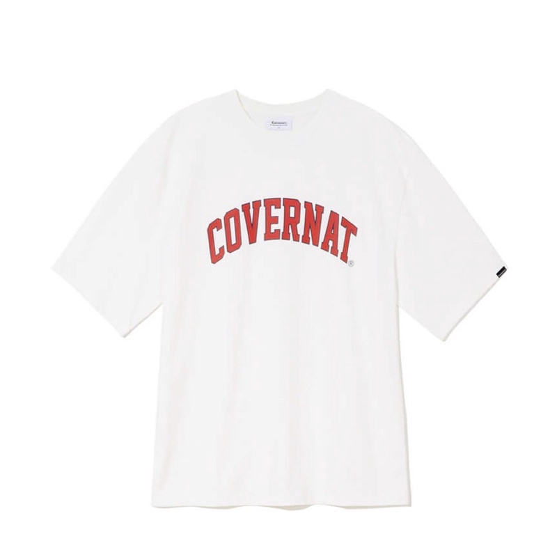 s-5xl-พร้อมส่ง-covernat-arch-logo-t-shirt-white