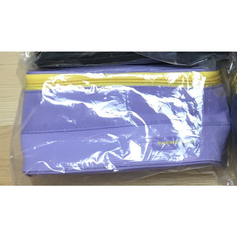 Lot De Sacs Mandarina Duck Amenity Neufs, Violet, Jamais Utilisés
