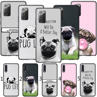 เคสโทรศัพท์ซิลิโคนนุ่ม ลายการ์ตูนสุนัขปั๊กน่ารัก สําหรับ Huawei Mate 20 10 Lite Pro Y5P Y6P Y7A Y8P Y9A G23