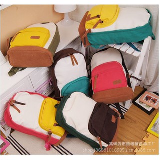 (พร้อมส่ง) กระเป๋าเป้ mix color [M-023]