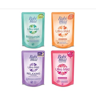 Babi mild Ultra Mild Head &amp; Body Baby Bath (350, 380 ml.) เบบี้มาย เบบี้ อัลตร้ามายด์ เฮด &amp; บอดี้ เบบี้ บาธ มี 4 สูตร