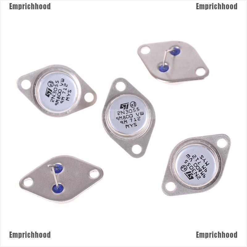 emprichhood-ทรานซิสเตอร์แอมป์เสียง-2n3055-npn-af-15a-5-ชิ้น