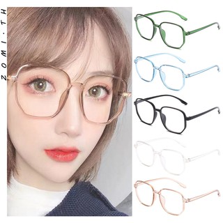 ภาพหน้าปกสินค้า[ZOMI] 5 สีแฟชั่นต่อต้านสีฟ้ากรอบใหญ่กรอบแว่นตาป้องกันรังสีแว่นสายตาสำหรับผู้หญิง ที่เกี่ยวข้อง