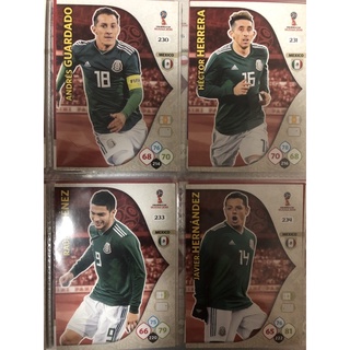 2018 Panini Adrenalyn XL World Cup Russia Soccer Cards Mexico