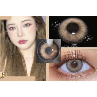 （1pair）(20.Aug.23)ZLZONG Series,Mirror Brand,14.0mm,(Grade0-8),Contact Lens yearly use(brown)
