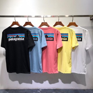 เสื้อยืดสีดำอินเทรนด์Sportlife Beams X Patagonia P - 6 เสื้อยืดเสื้อคู่S M L   XL  XXL