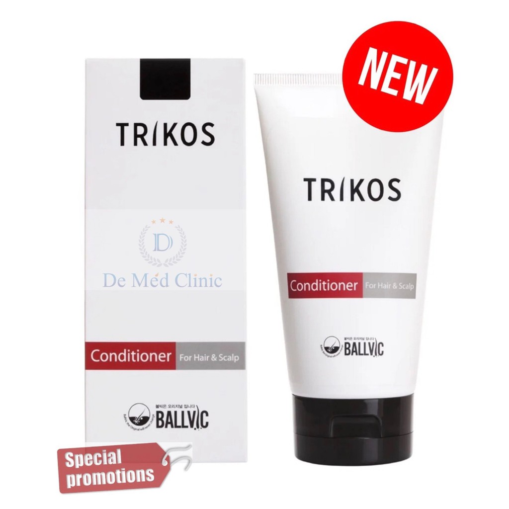 trikos-conditioner-for-hair-and-scalp-150-ml-สำหรับหนังศีรษะที่แห้งและแพ้ง่าย-ผมบาง-ผมแห้งเสีย-demed-clinic