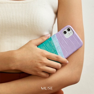 ภาพขนาดย่อของภาพหน้าปกสินค้า( ลดเพิ่ม 65.-) MUSE 3Tone Card Holder Phone Case COLORFUL (11/11Pro/11Pro Max) จากร้าน muse.onthemove บน Shopee ภาพที่ 6