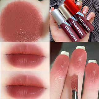 สินค้า Daimanpu ลิปกลอสช็อคโกแลต Matte Velvet ติดทนนานป้องกันน้ําสําหรับแต่งหน้า ลิป ลิปสติก ลิปลอก ลิปจิ๋ว ลิปแมท ลิปทินท์ ลิปติก ลิปจีน ลิปสติกเซต lipstick ลิปสติกกันน้ำ ลิปติดทนนาน ดินสอเขียนขอบปาก ลิปเกาหลี ลิปสติกนักเรียน DAIMANPU