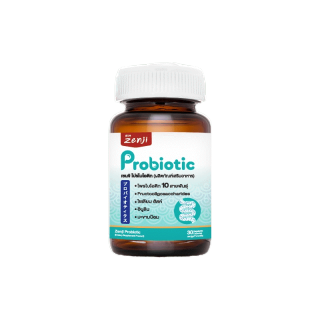 Zenji ซิมไบโอติก (โพรไบโอติก + พรีไบโอติก) 30 แคปซูลทำจากพืช Synbiotics Probiotic + Prebiotic