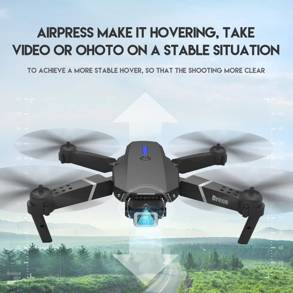 ภาพสินค้ามีสินค้า 2022 E88 Pro Drone โดรนติดกล้อง HD 4k โดรนบังคับ โดรนควบคุมระยะไกล WIFI โดรนถ่ายภาพทางอากาศระดับ เคร จากร้าน jamesgao1 บน Shopee ภาพที่ 4