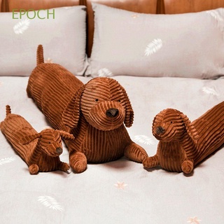 EPOCH Brown Pillow Washable Plush Doll Cushion Christmas Gift British Toys Plush Dachshund Dog for Couch Home Decor