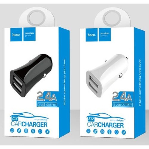 hoco-car-charger-รุ่น-z12-elite-dual-usb-car-charger
