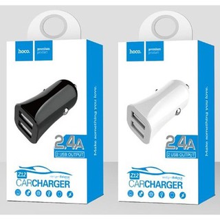 HOCO CAR CHARGER รุ่น Z12 ELITE DUAL USB CAR CHARGER