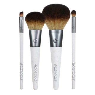 Ecotools ของแท้100% แปรงแต่งหน้า Ecotools On the Go Style Brush 5ชิ้น เซตแปรงแต่งหน้าพกพา 4แปรง พร้อมกระเป๋า