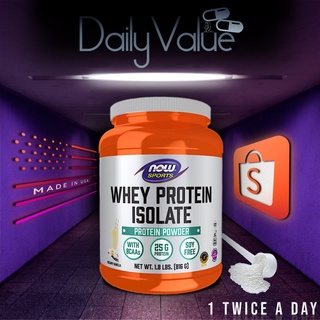 สินค้า เวย์โปรตีน / Whey Protein Isolate 816g / 2268g Powder by NOW FOODS