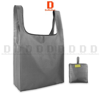 สินค้า DoMoHut ถุงผ้า ถุงผ้าพับได้ ถุงช๊อปปิ้ง ถุงพับ กระเป๋าผ้า [002-008]