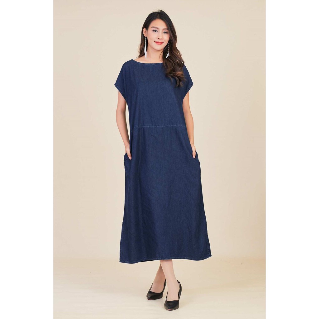 mira-maxi-dress-jeans-เดรสยีนส์แมกซี่มิรา