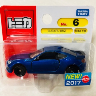 Tomica แพ็คใส No.6 SUBARU BRZ ✨FIRST LOT✨