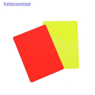 Ca&gt; การ์ดฟุตบอล สีแดง และสีเหลือง