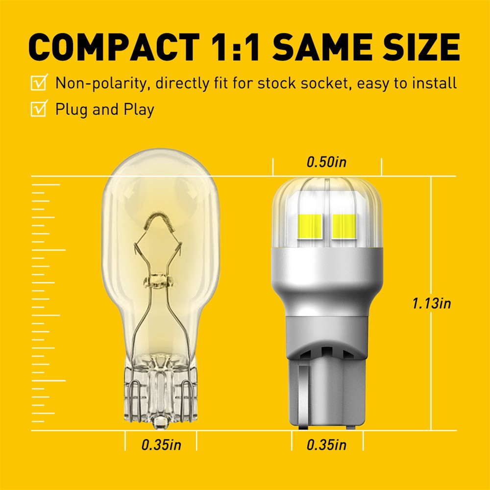 auxito-หลอดไฟถอยหลังรถยนต์-led-t15-921-912-906-w16w-3030smd-2-ชิ้น