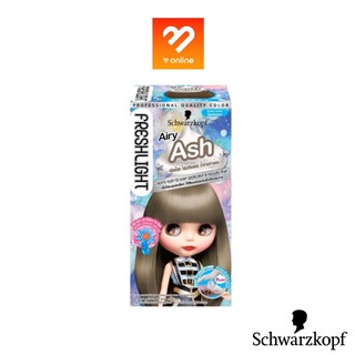 Schwarzkopf Freshlight Foam Color สี Airy Ash น้ำตาลเทาอ่อน โฟมเปลี่ยนสีผม เฟรชไลท์ ชวาร์สคอฟ สีผมน้องบลายด์