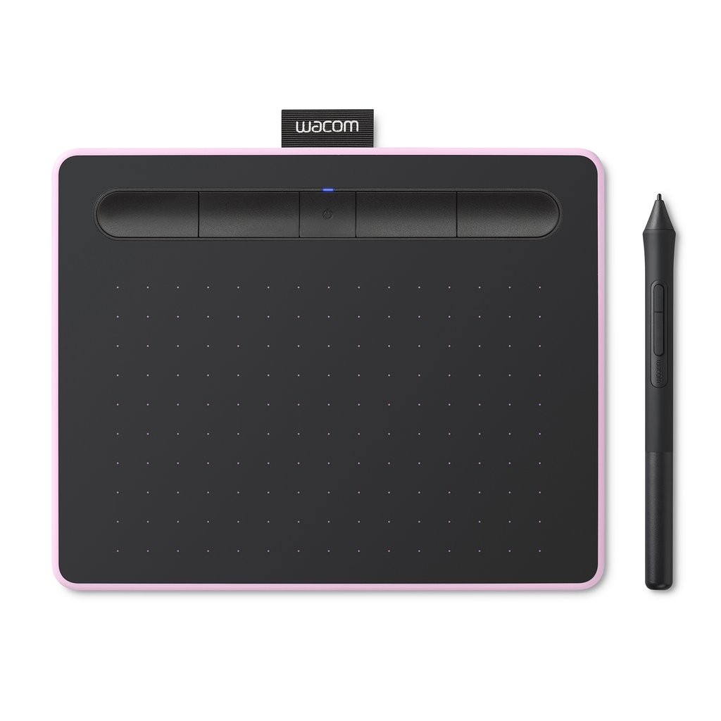 ภาพหน้าปกสินค้าWacom Intuos Pen Small Bluetooth เมาส์ปากกาไร้สาย รุ่น CTL-4100WL/P0-CX - Berry Pink จากร้าน smartsolution บน Shopee