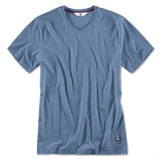 BMW steel blue  เสื้อยืดบุรุษ (ตัดเย็บจากผ้า Pima Cotton คุณภาพสูง)