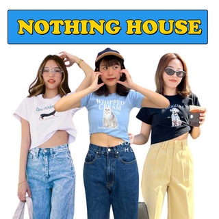 [ SALE 35% ] 🎁 เสื้อครอป Nothing House Collection NH Crop