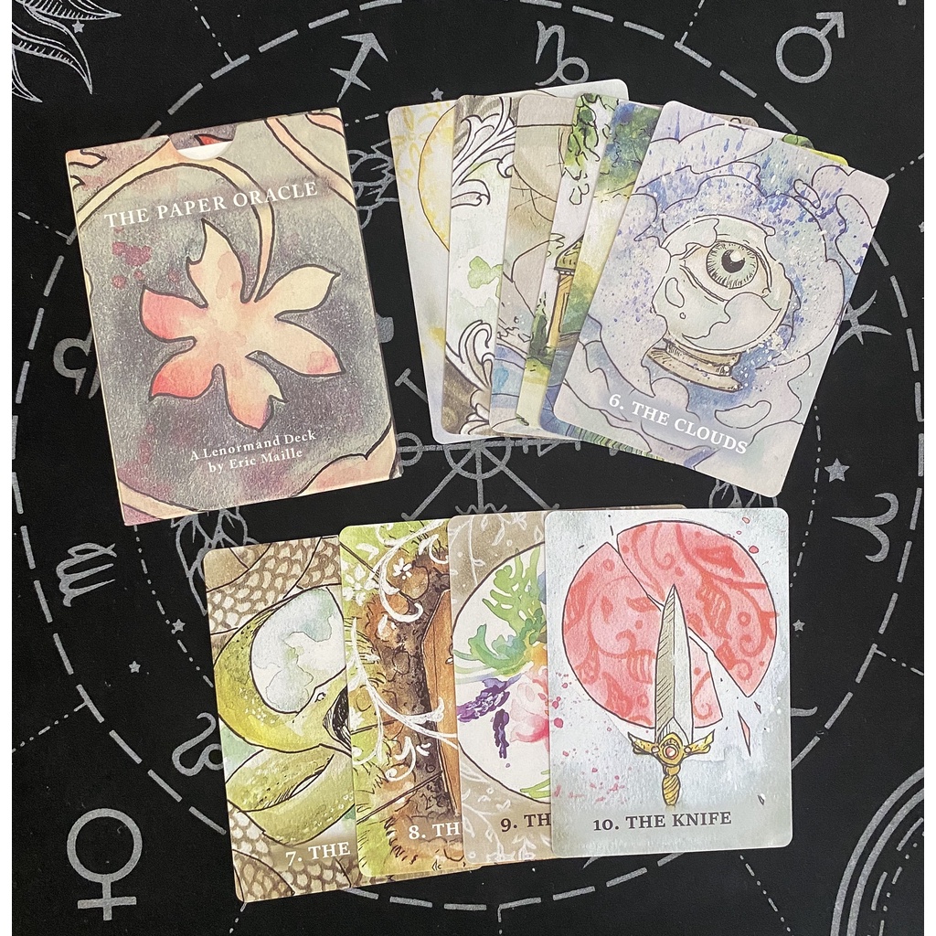 Prophring Renomand Oracle Card The Paper Oracle Lenormand เกมกระดาน ...