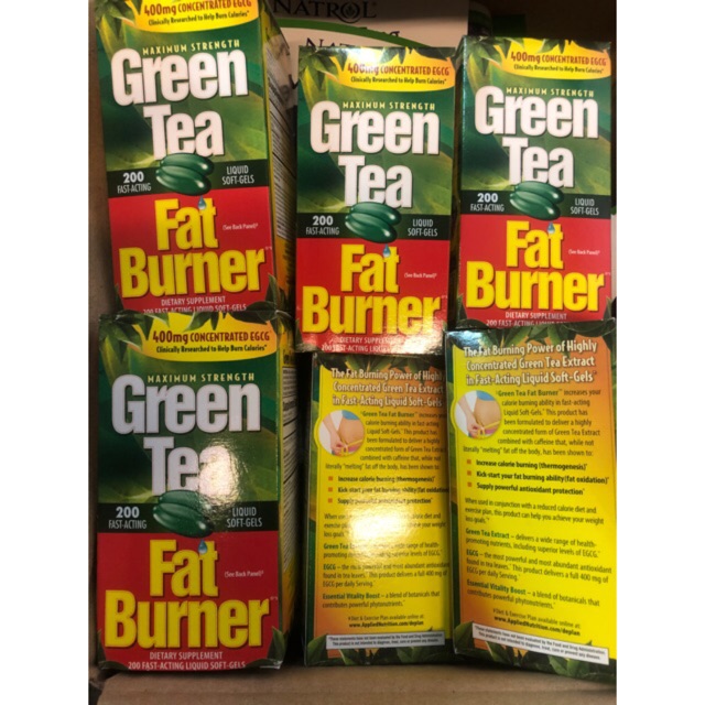 Green Tea Fat Burner Concentrate Extract 400 mg EGCG 200 เม็ด Shopee