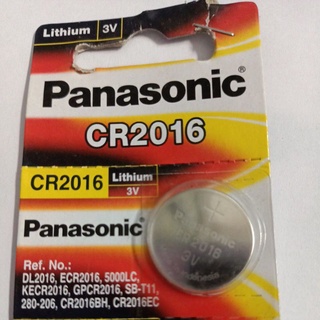 ถ่านเม็ดกระดุมลิเทียม Panasonic l CR2016 ขนาด3V