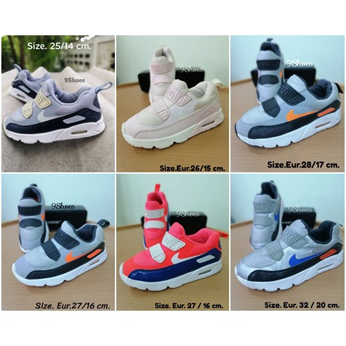 Nike airmax tiny รองเท้าผ้าใบเด็กมือสอง รุ่นใหม่ยอดฮิต สวมใส่สบาย