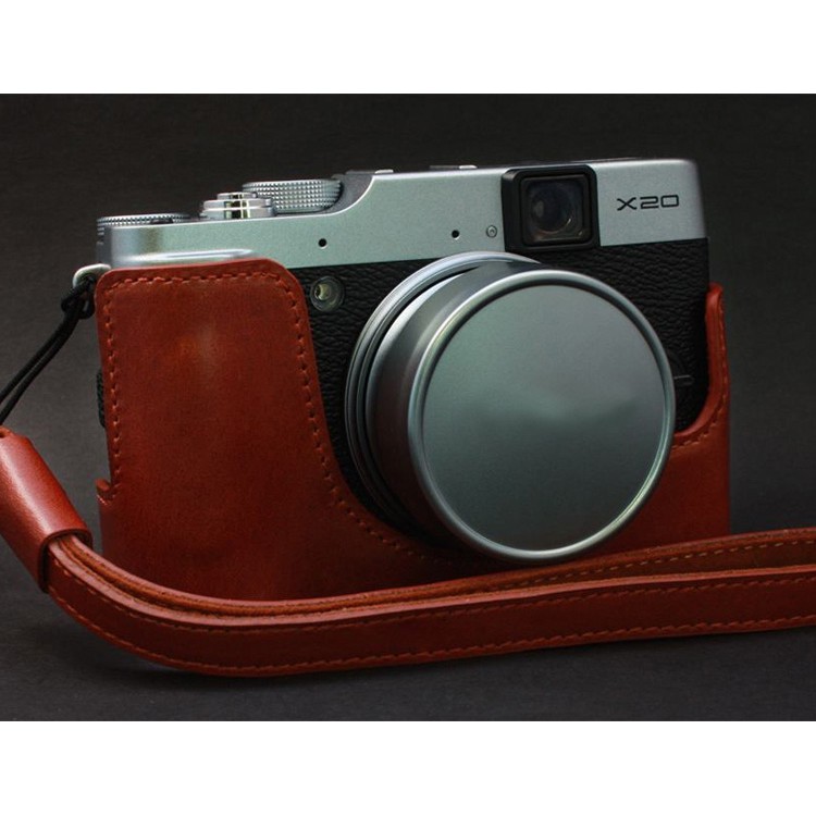 ภาพหน้าปกสินค้าFUJI Fujifilm X10/X20/X30 Metal Front Lens Cap ฝาปิดเลนส์กล้อง อลูมิเนียม