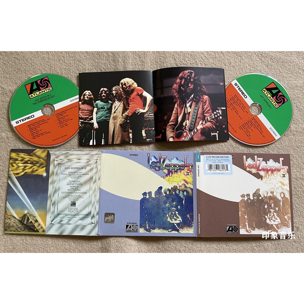 ใหม่-พร้อมส่ง-แผ่น-cd-เพลงอวกาศ-zeppelin-led-zeppelin-ii-2014-2-แผ่น