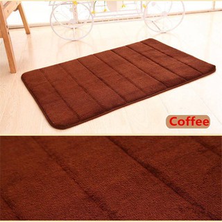 พรมเช็ดเท้า กันลื่น ซับน้ำดี memory foam bath mat ควรมีไว้ติดบ้าน ซื้อให้คุณพ่อคุณแม่ และลูกเล็ก เซฟตี้อันตราย