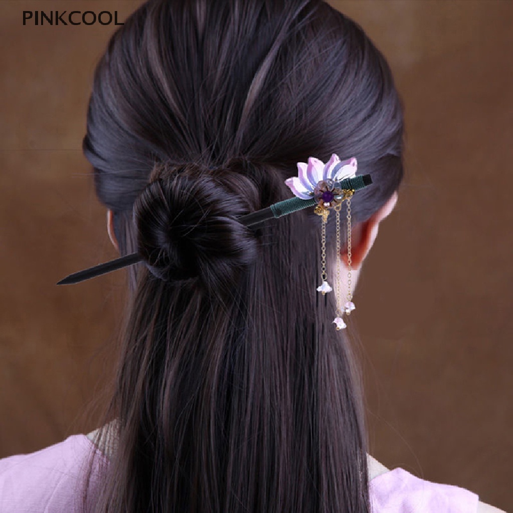 pinkcool-กิ๊บคอยล์-รูปดาบ-สไตล์จีนโบราณ-เครื่องประดับผม-สําหรับผู้หญิง