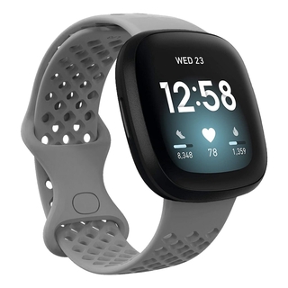 ภาพหน้าปกสินค้าสายรัดข้อมือซิลิโคนสําหรับ Fitbit Versa3 Sports Fitbit Sense / Versa3 ที่เกี่ยวข้อง