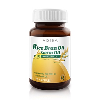 VISTRA Rice Bran Oil &amp; Germ Oil Plus Wheat Germ Oil40s