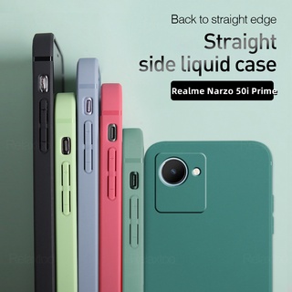เคสโทรศัพท์มือถือ ซิลิโคนนิ่ม กันกระแทก ป้องกันเลนส์กล้อง แฟชั่น สําหรับ Realme Narzo 50i Prime Narzo 50A Prime RMX3516