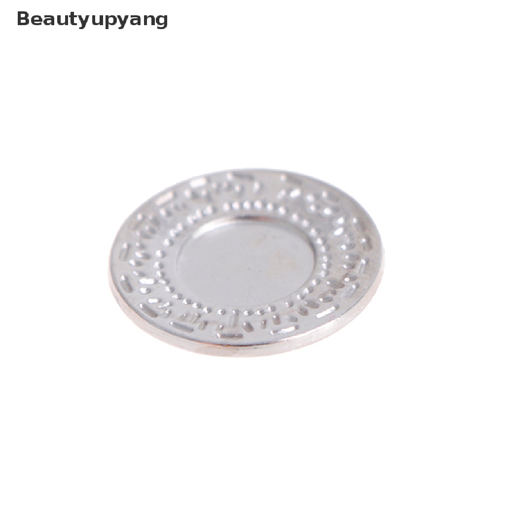 beautyupyang-ถาดกาแฟ-ชา-โลหะ-ขนาดเล็ก-1-12-สีเงิน-สําหรับตกแต่งบ้านตุ๊กตา-10-ชิ้น