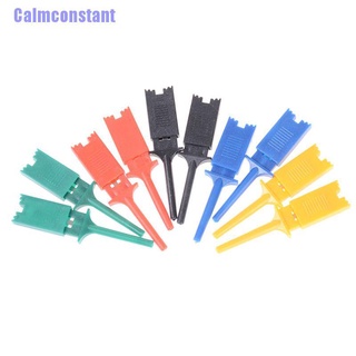 Ca&gt; คลิปตะขอมัลติมิเตอร์ Smd Ic Soic Mini Test Clip Hook Grabbers Probe Jumper 5 10 ชิ้น