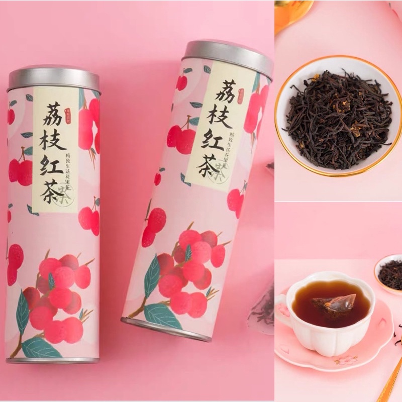 ภาพหน้าปกสินค้าชาแดงลิ้นจี่ 10 ซอง Lychee tea ชาแดง ลิ้นจี่ ชาผลไม้ Two Tone Tea จากร้าน twotoneteashop บน Shopee