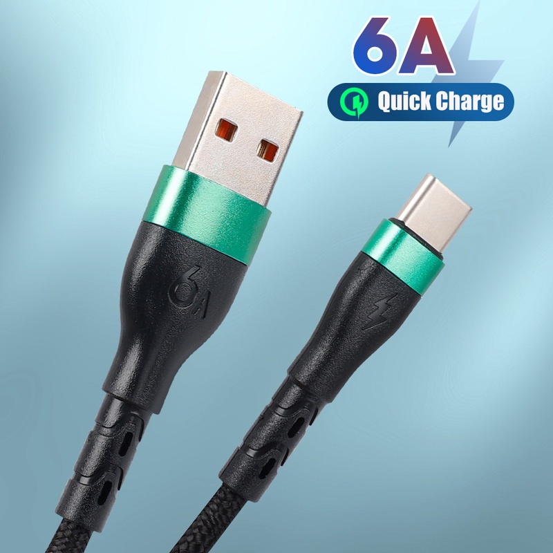 1-2-ม-6a-สายชาร์จเร็วมาก-type-c-usb-สายข้อมูลชาร์จเร็วไนล่อนถัก-สําหรับสมาร์ทโฟน-พอร์ต-type-c