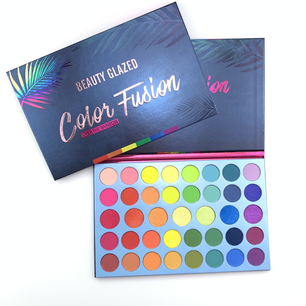 beauty-glazed-39-colors-rainbow-color-อายแชโดว์พาเลทท์กันน้ำ-rainbow-palette