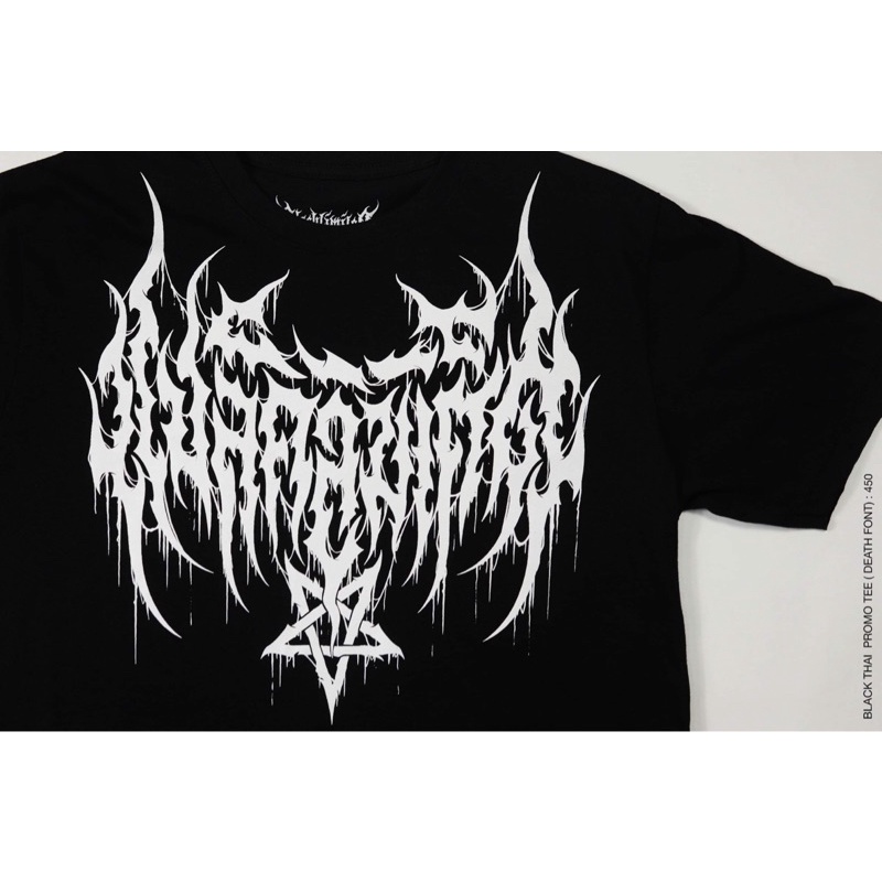 black-thai-font-promo-tee-death-font