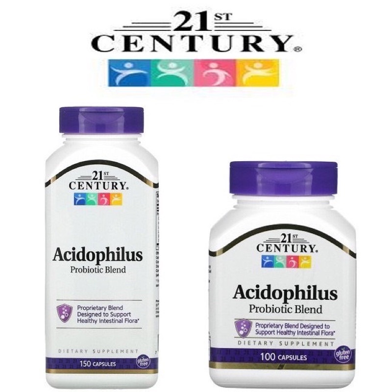 แท้-exp2025-21st-century-acidophilus-probiotic-blend-จำนวน-100-แคปซูล-และ-150-แคปซูล